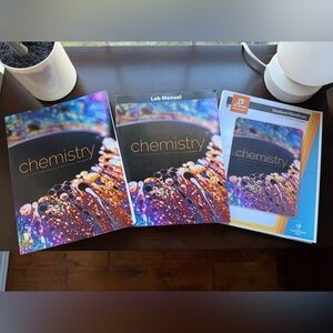BJU Press Chemistry Textbook And Lab Manual With Handouts